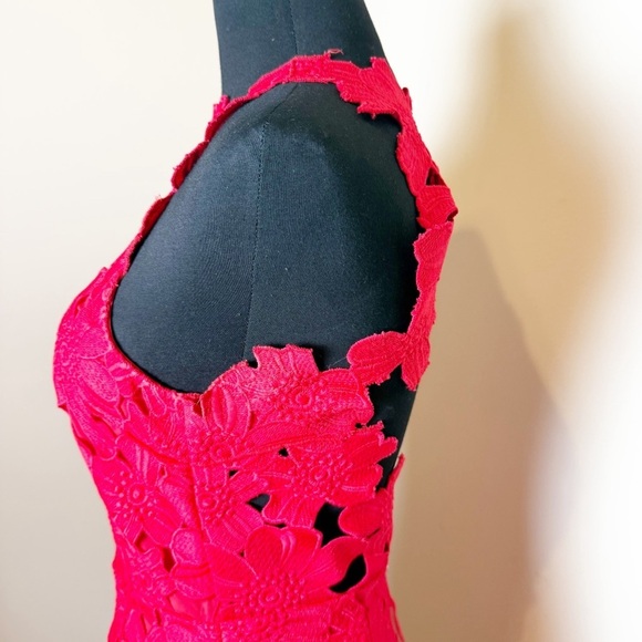 Saylor x Free People Jessa Floral Lace Dress S - Picture 6 of 13